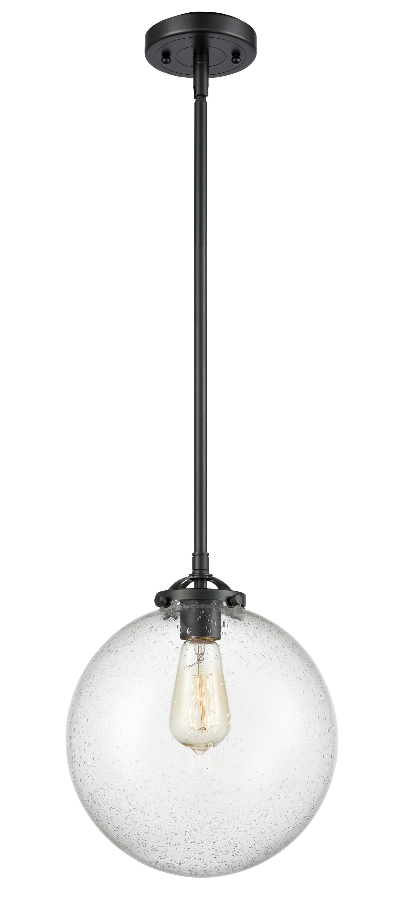 Nouveau Mini Pendant Black Cast Brass