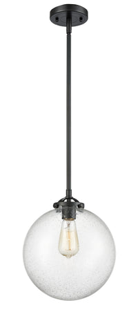 Nouveau Mini Pendant Black Cast Brass