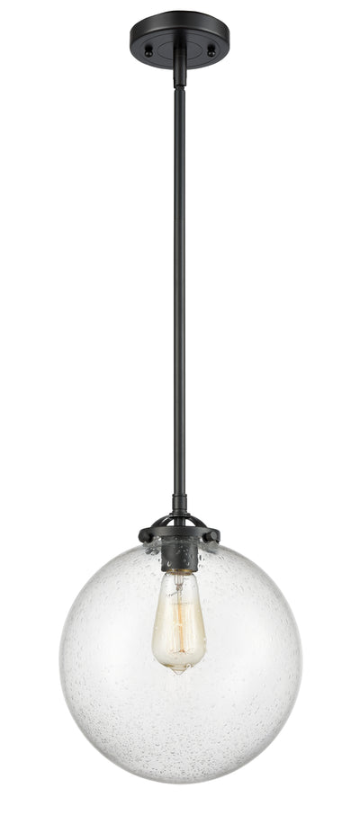 Nouveau Mini Pendant Black Cast Brass