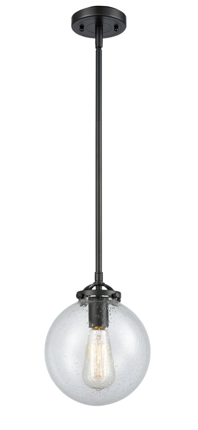 Nouveau Mini Pendant Black Antique Brass