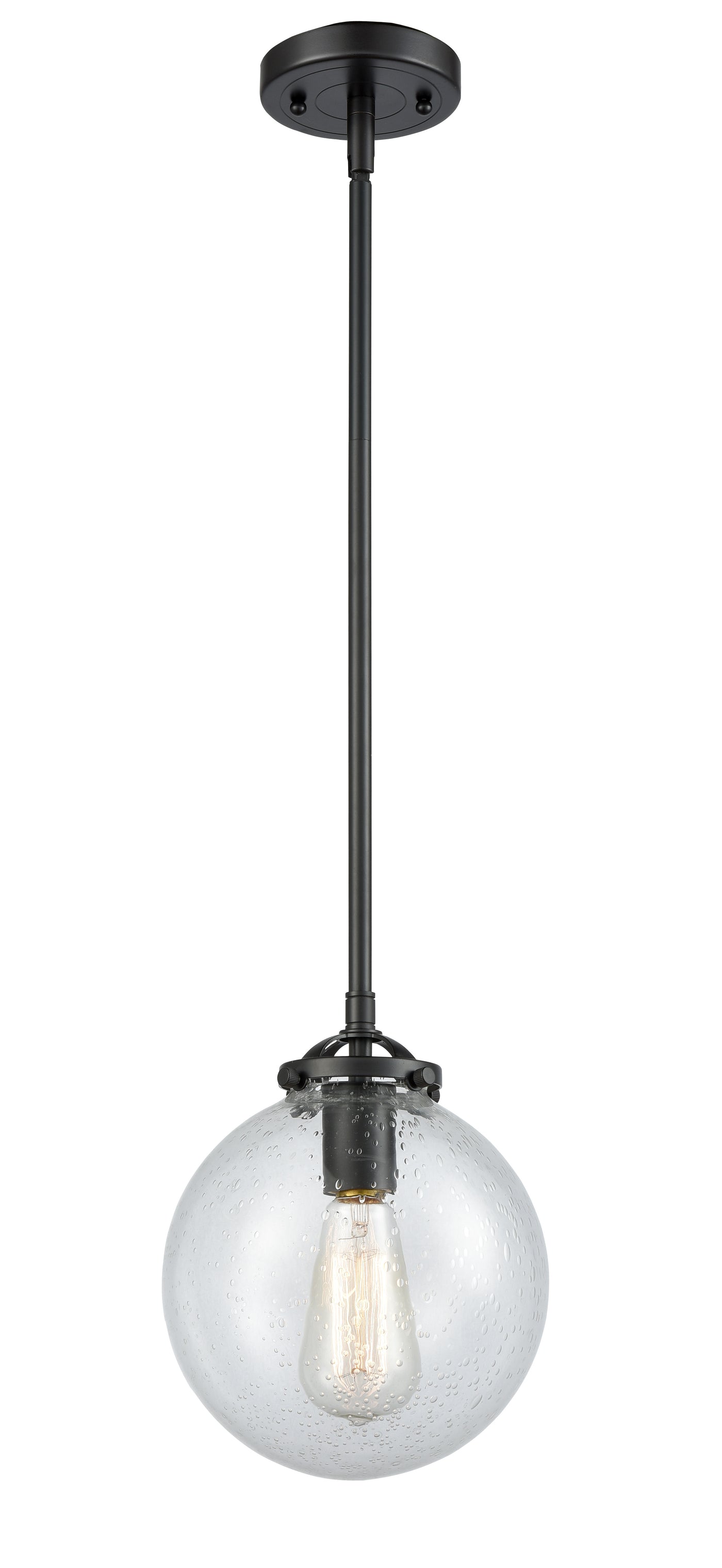 Nouveau Mini Pendant 8" Cast Brass