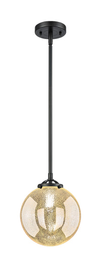 Nouveau Mini Pendant Black Antique Brass