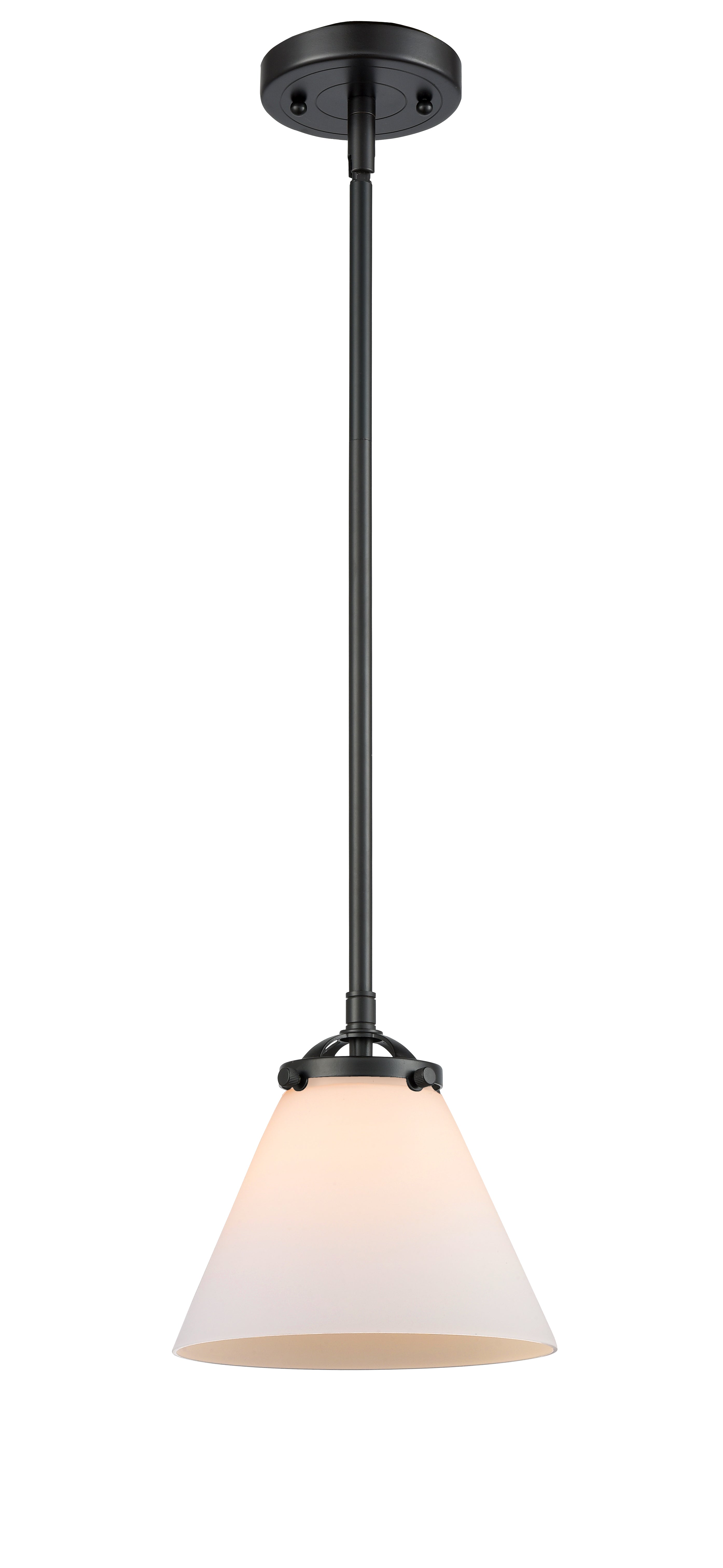 Nouveau Mini Pendant Black Antique Brass