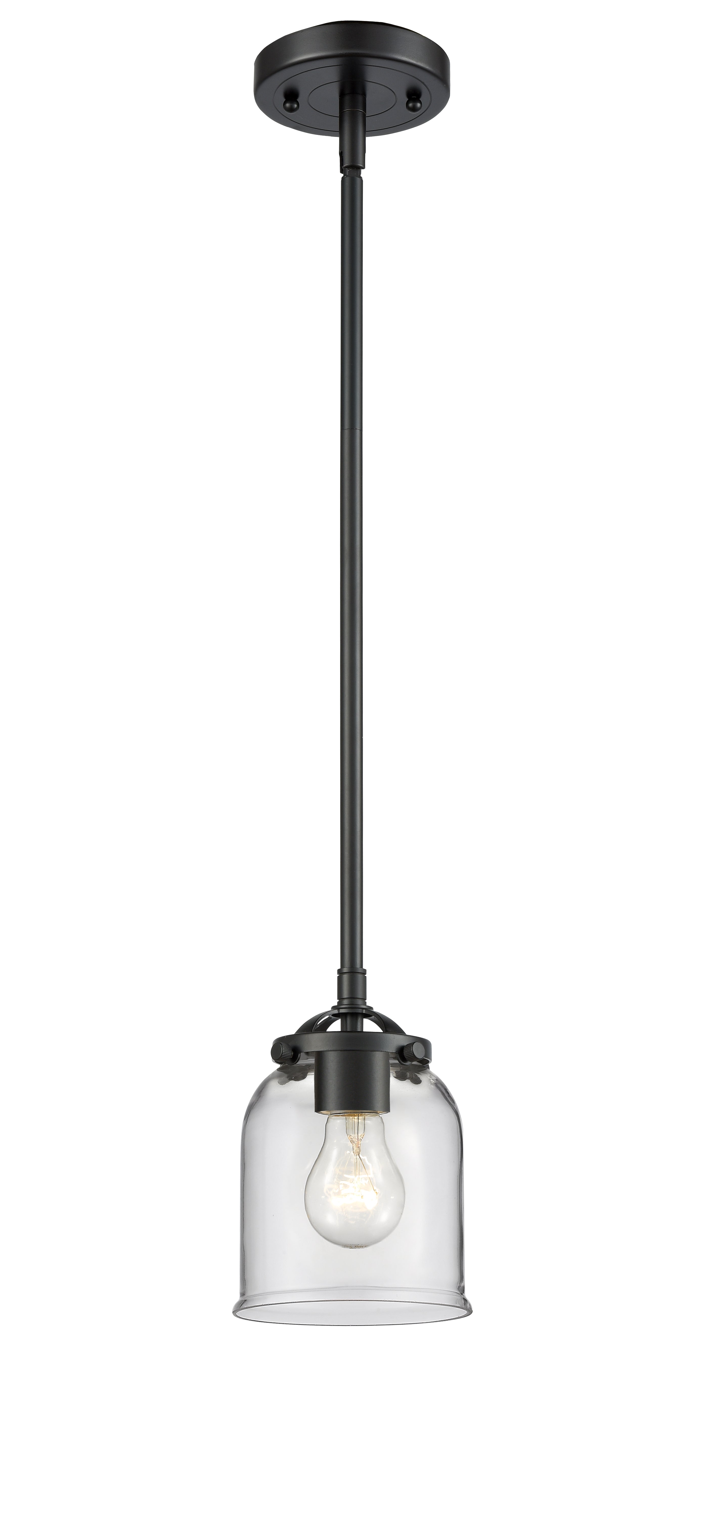 Nouveau Mini Pendant Cast Brass Black