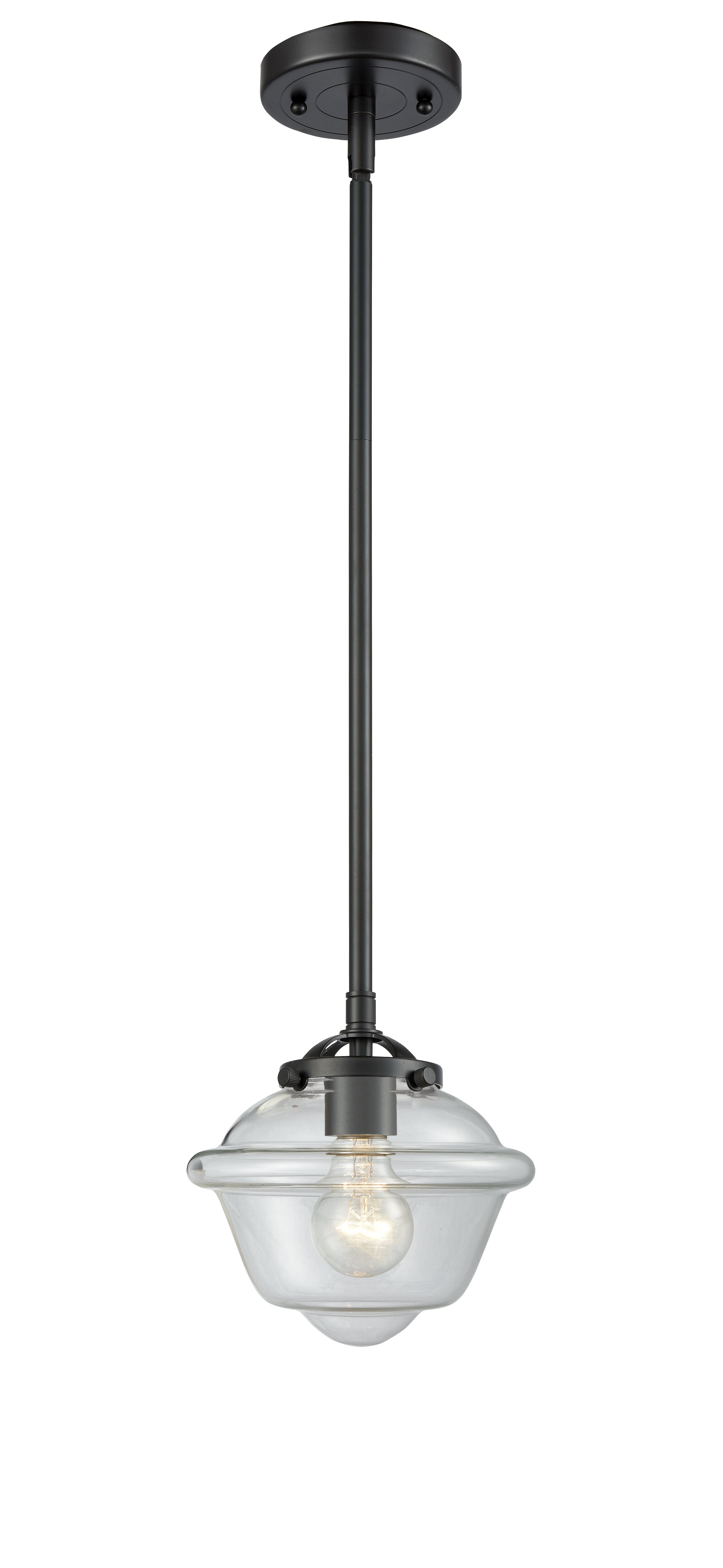 Nouveau Mini Pendant Black Antique Brass