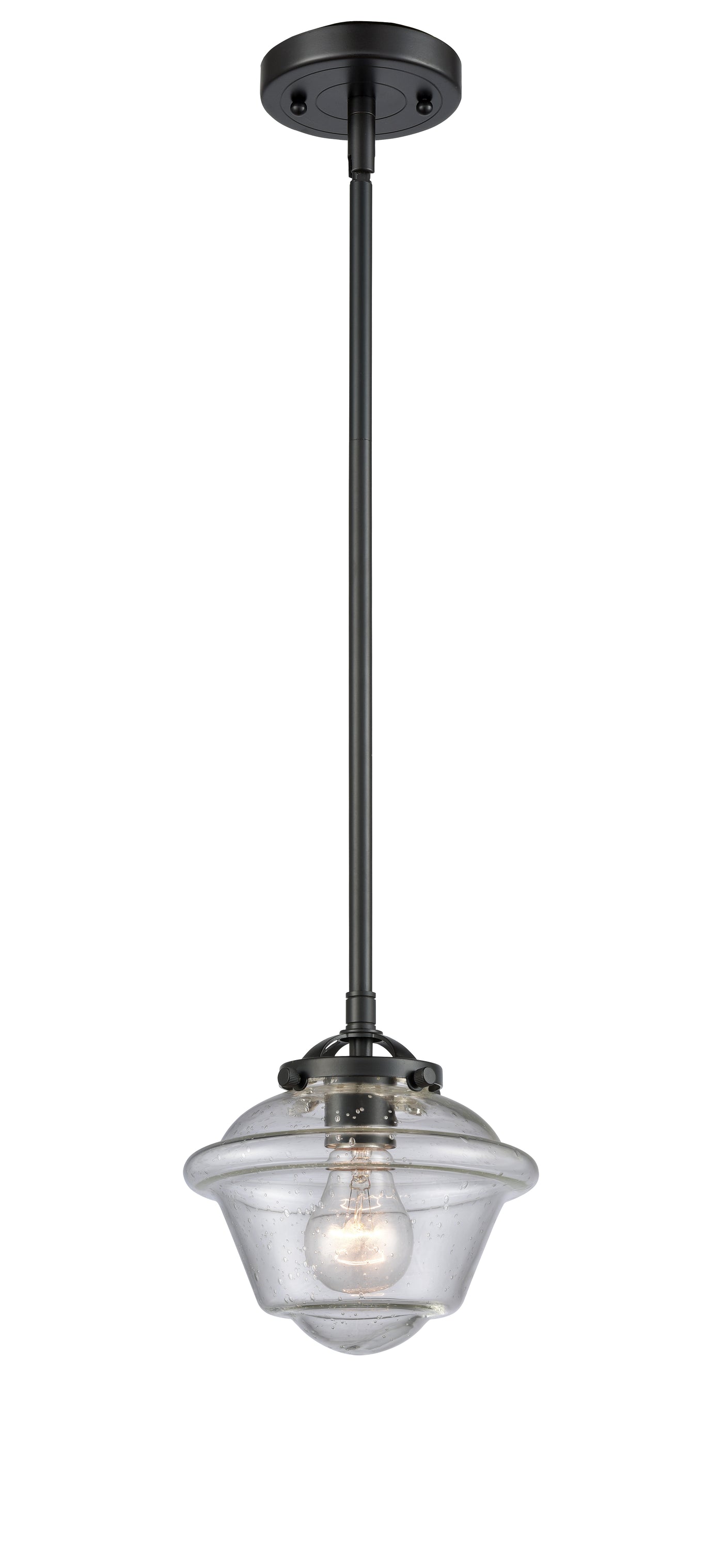 Nouveau Mini Pendant Black Antique Brass