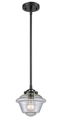 Nouveau Mini Pendant Black Antique Brass