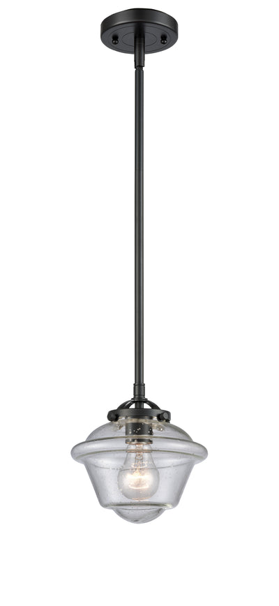 Nouveau Mini Pendant Black Antique Brass