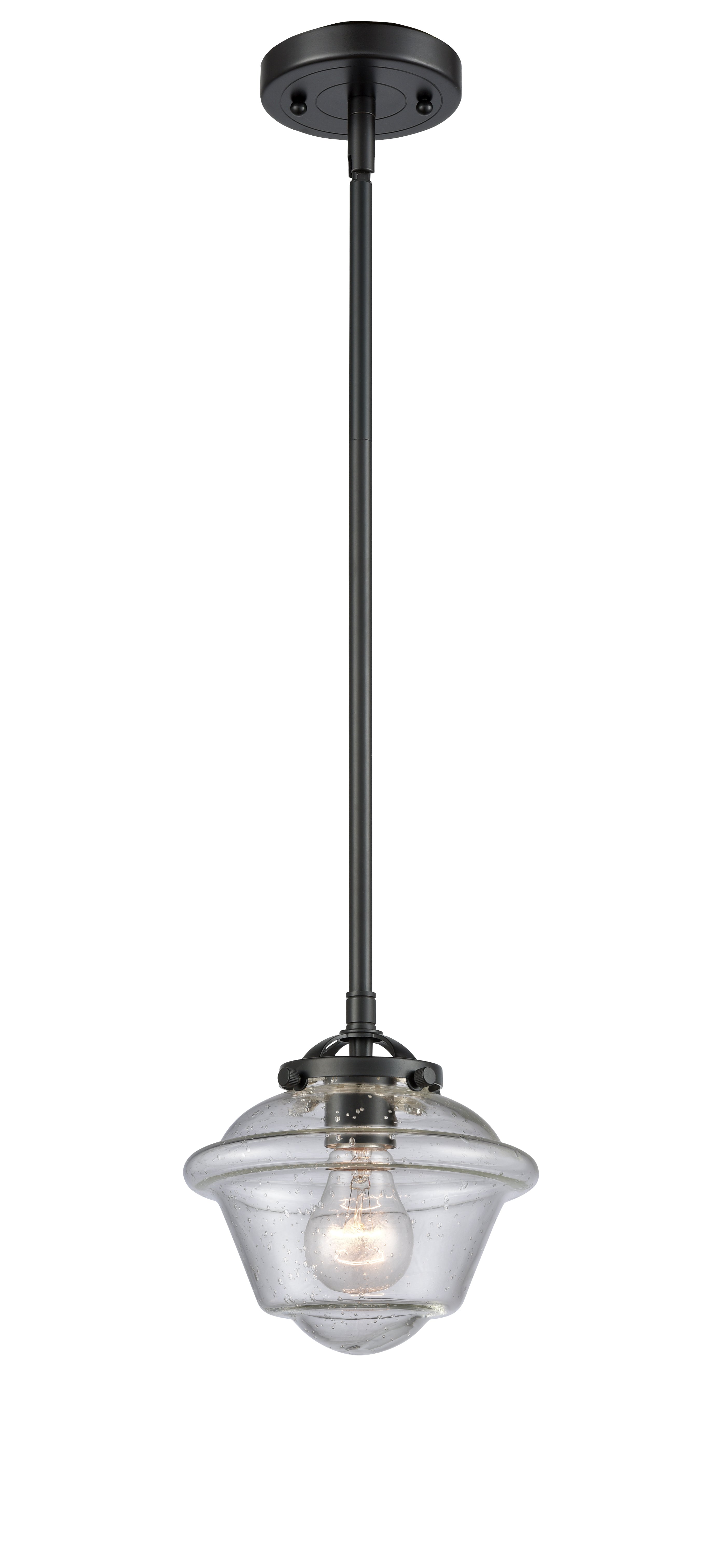 Nouveau Mini Pendant Black Antique Brass