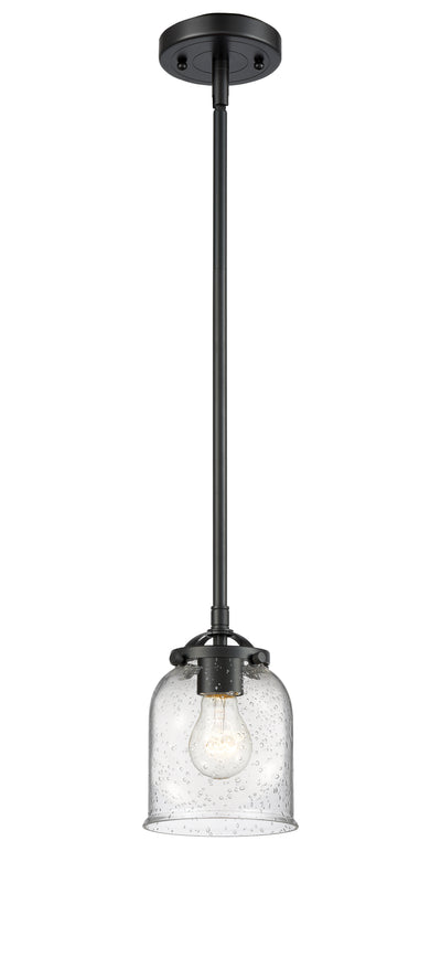 Nouveau Mini Pendant Black Antique Brass