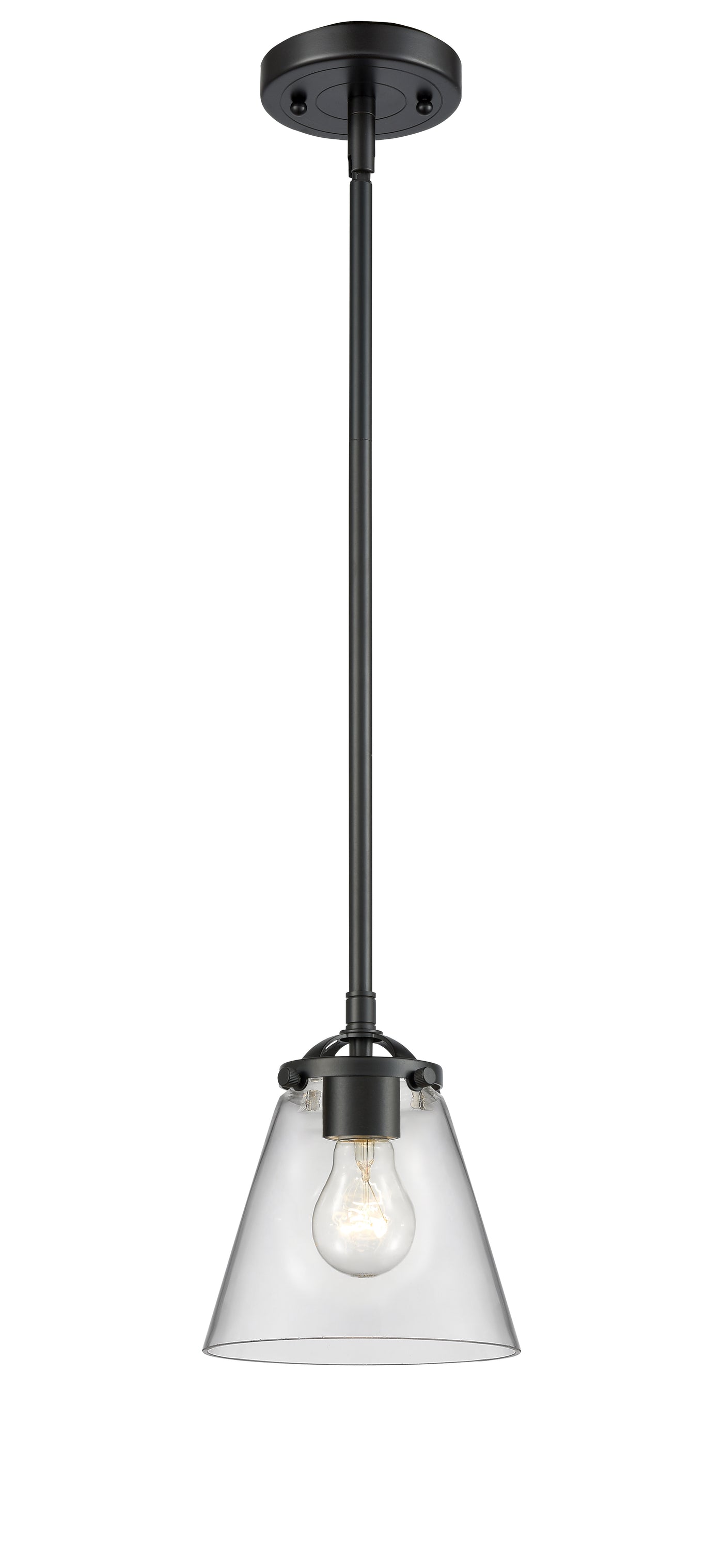 Nouveau Mini Pendant Cast Brass 6.25 Inch