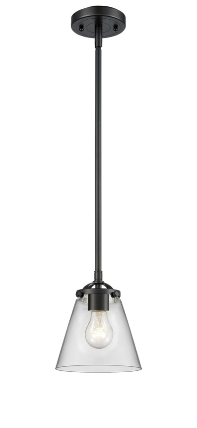 Nouveau Mini Pendant Cast Brass 6.25 Inch