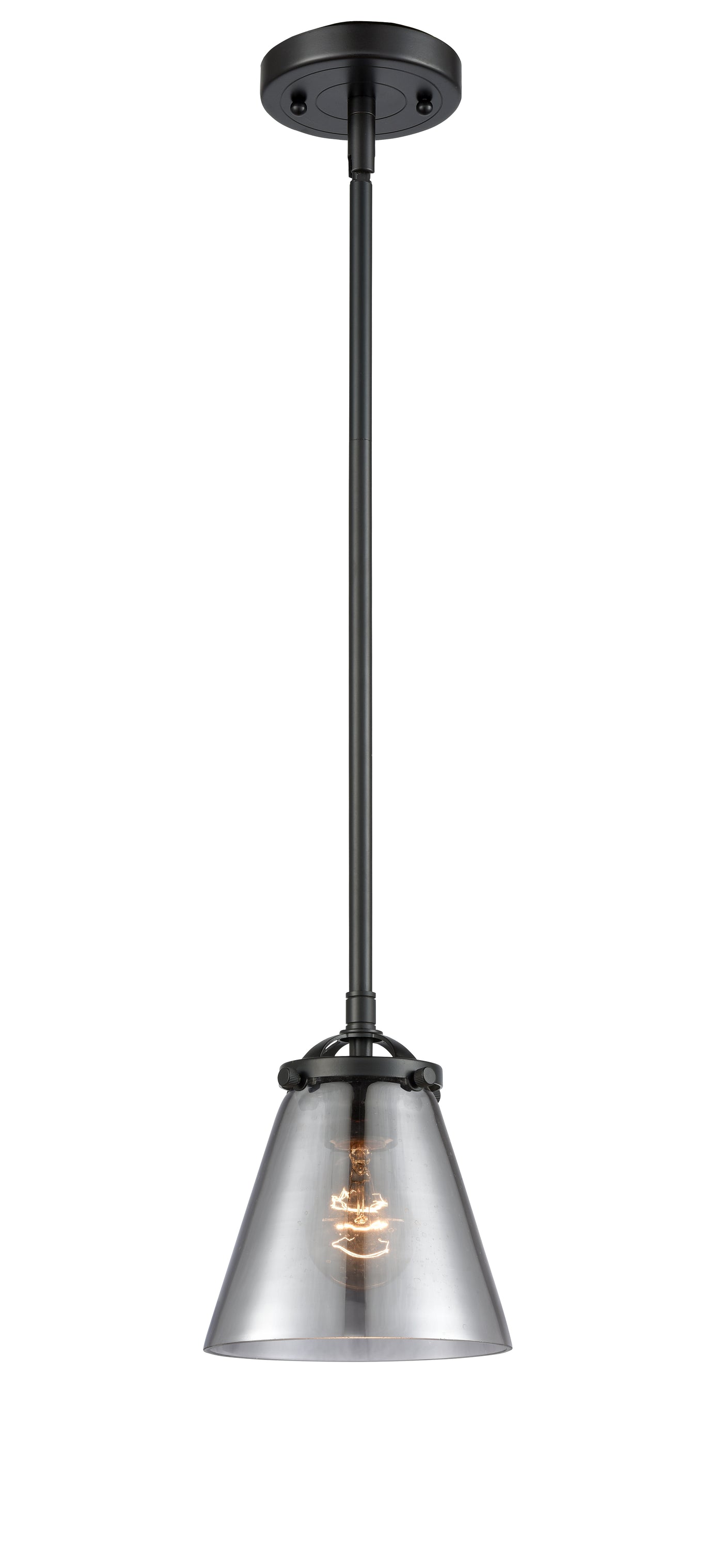 Nouveau Mini Pendant Cast Brass 6.25 Inch
