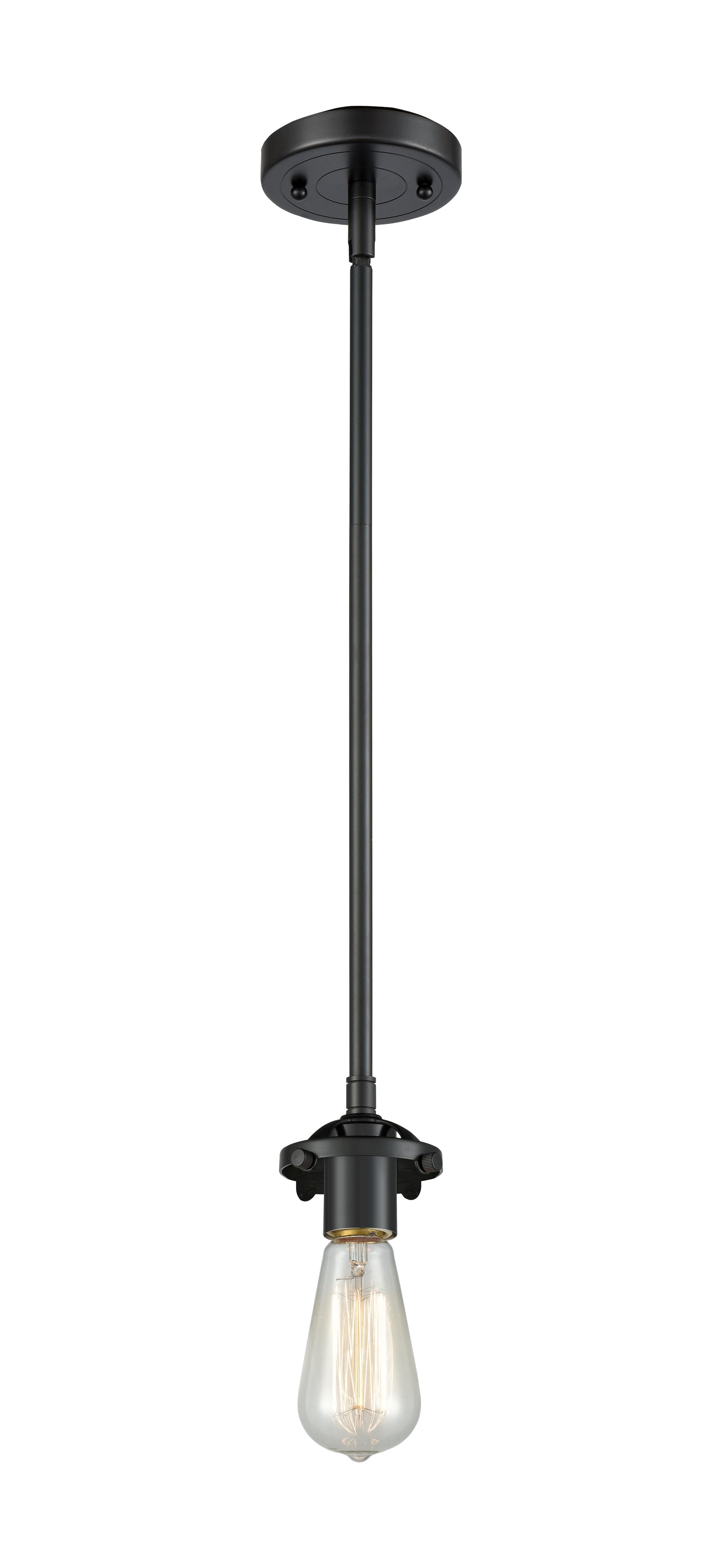 Nouveau Mini Pendant Black Antique Brass