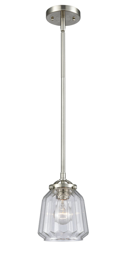 Nouveau Mini Pendant Black Antique Brass