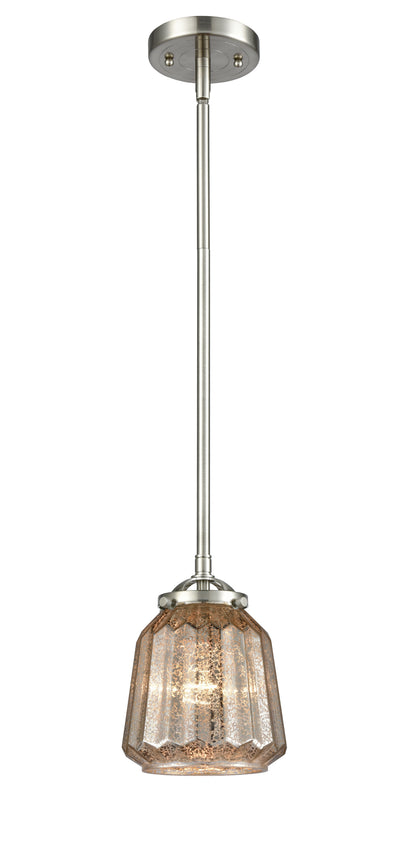 Nouveau Mini Pendant Black Antique Brass