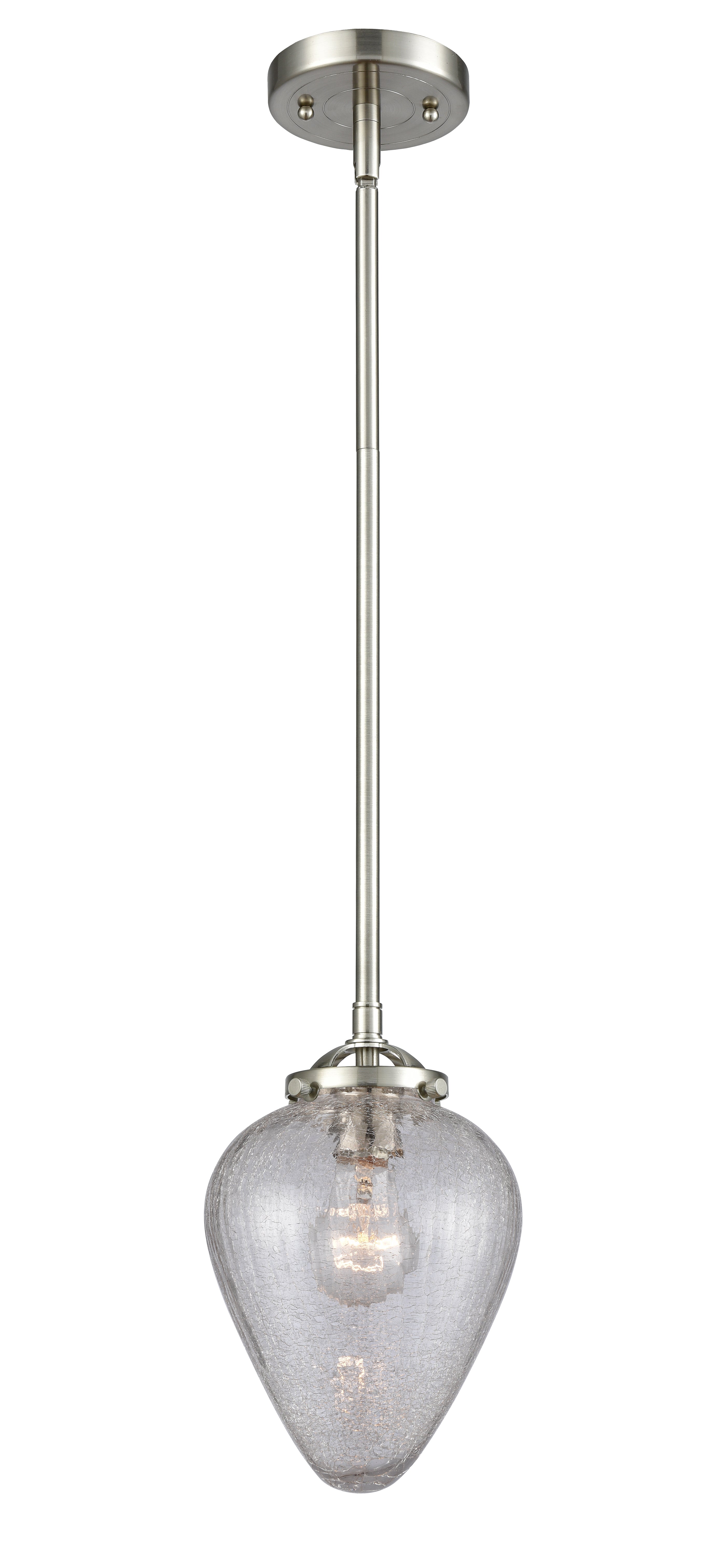 Nouveau Mini Pendant Black Antique Brass