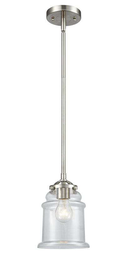 Nouveau Mini Pendant Black Antique Brass