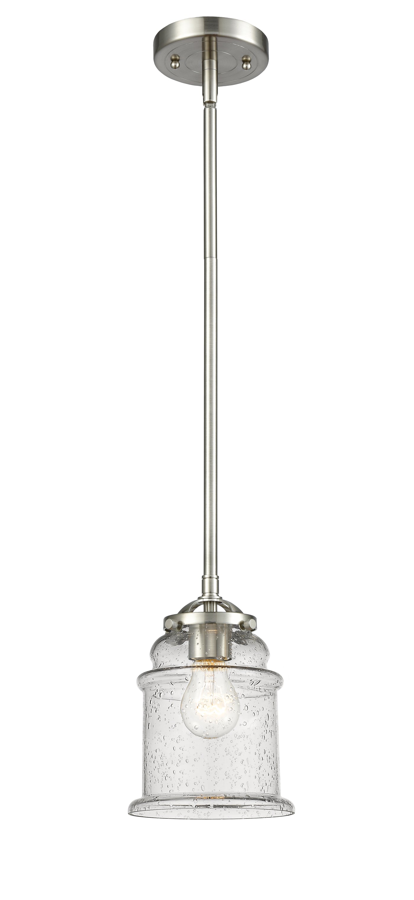Nouveau Mini Pendant Black Antique Brass