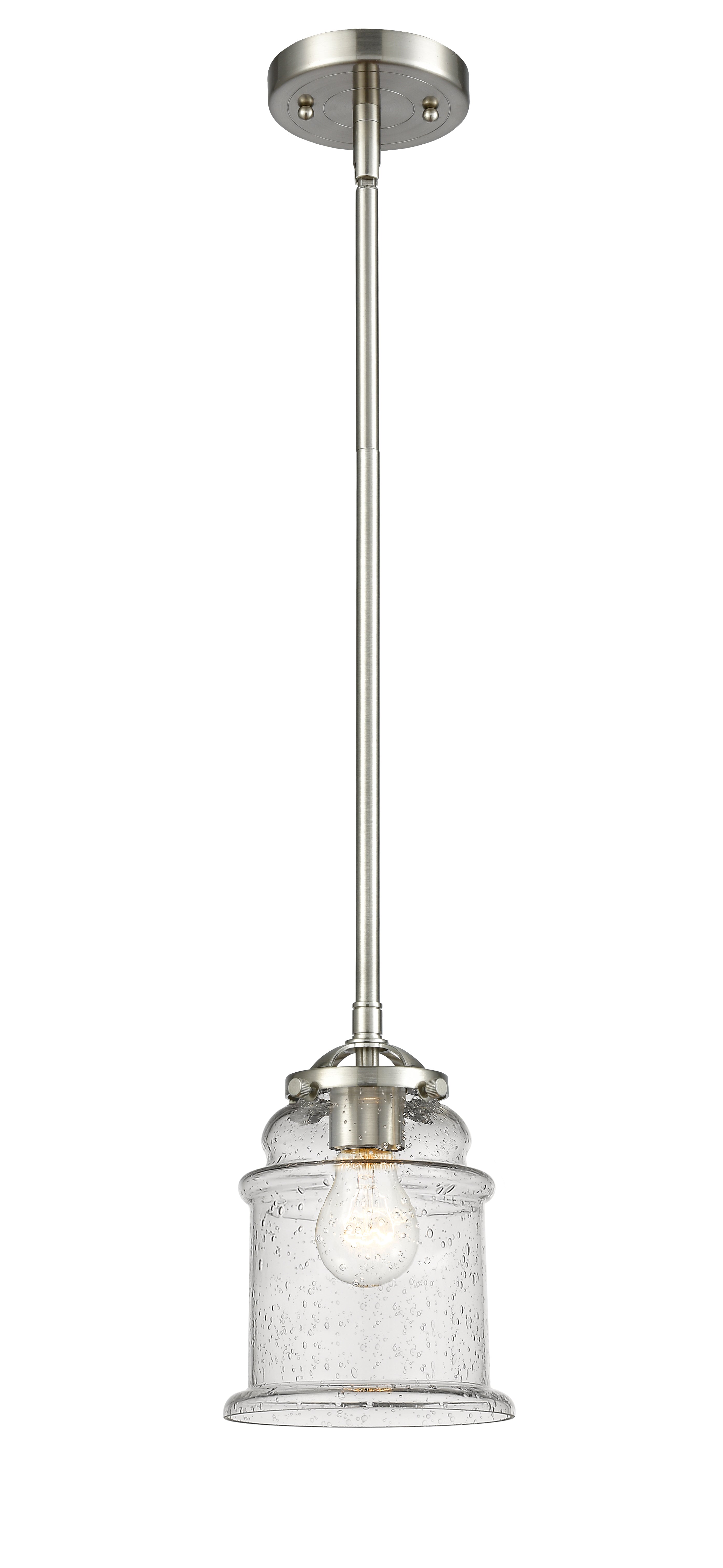 Nouveau Mini Pendant Black Antique Brass