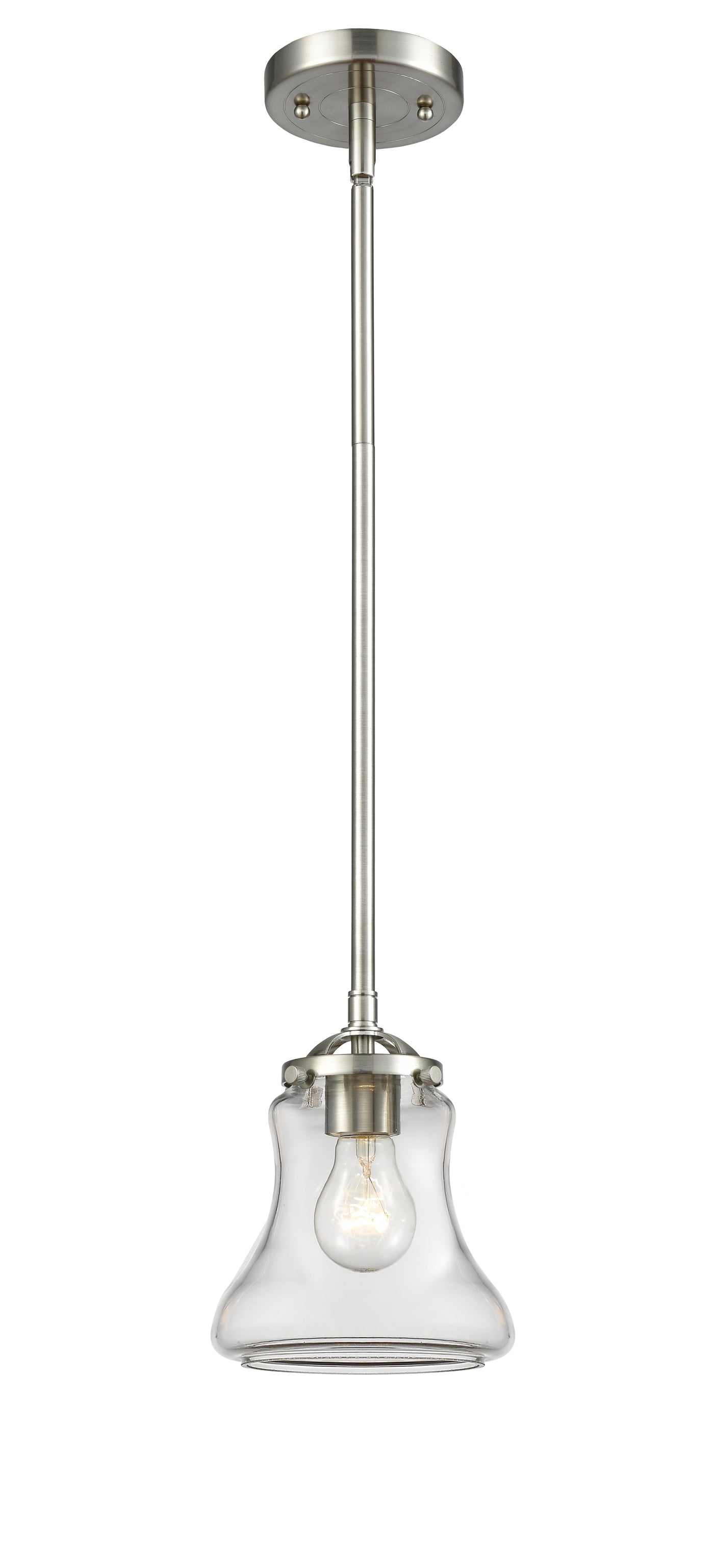 Nouveau Mini Pendant Black Antique Brass
