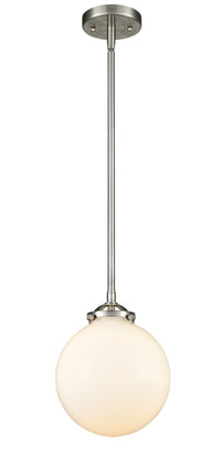 Nouveau Mini Pendant 8" Cast Brass
