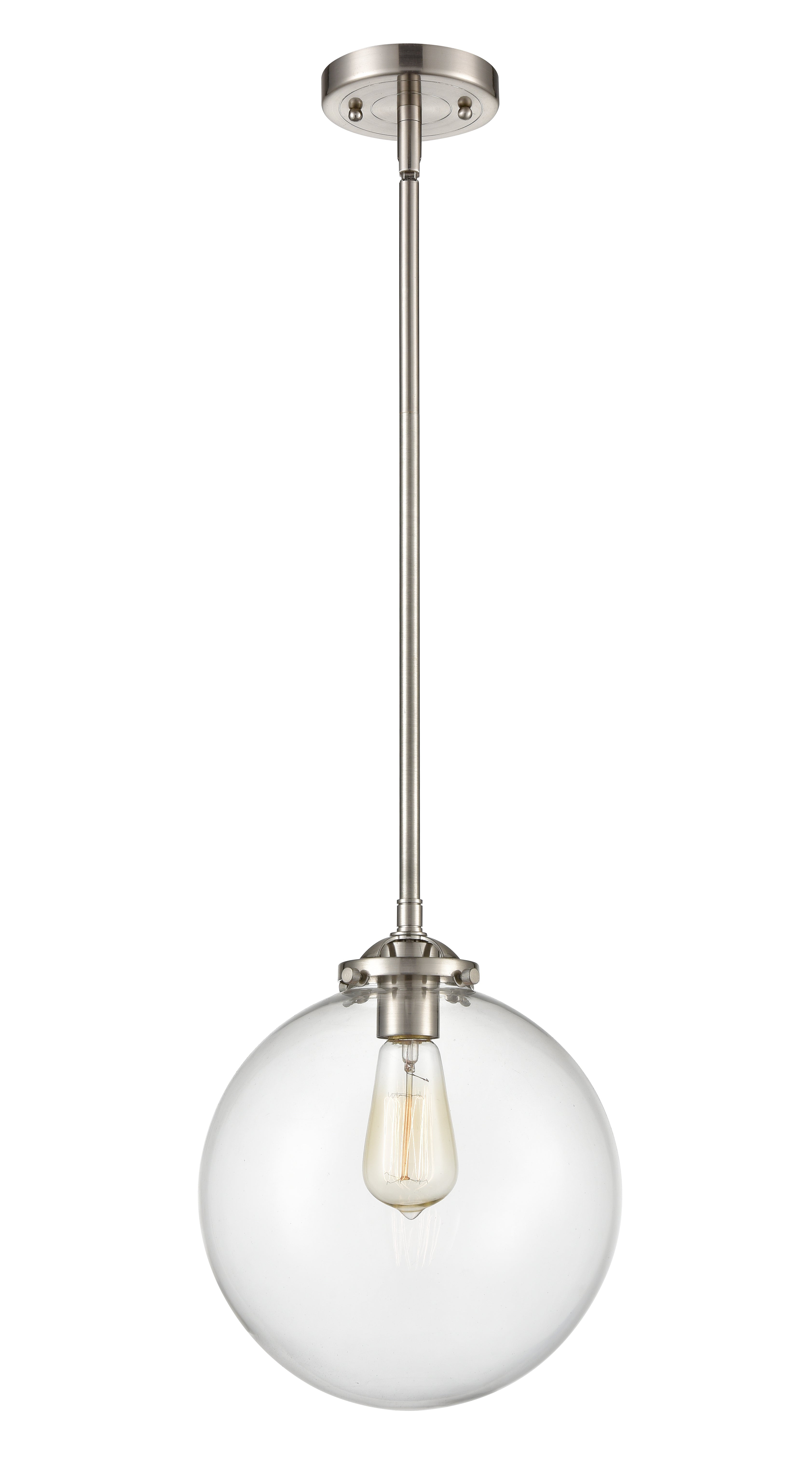 Nouveau Mini Pendant Black Cast Brass