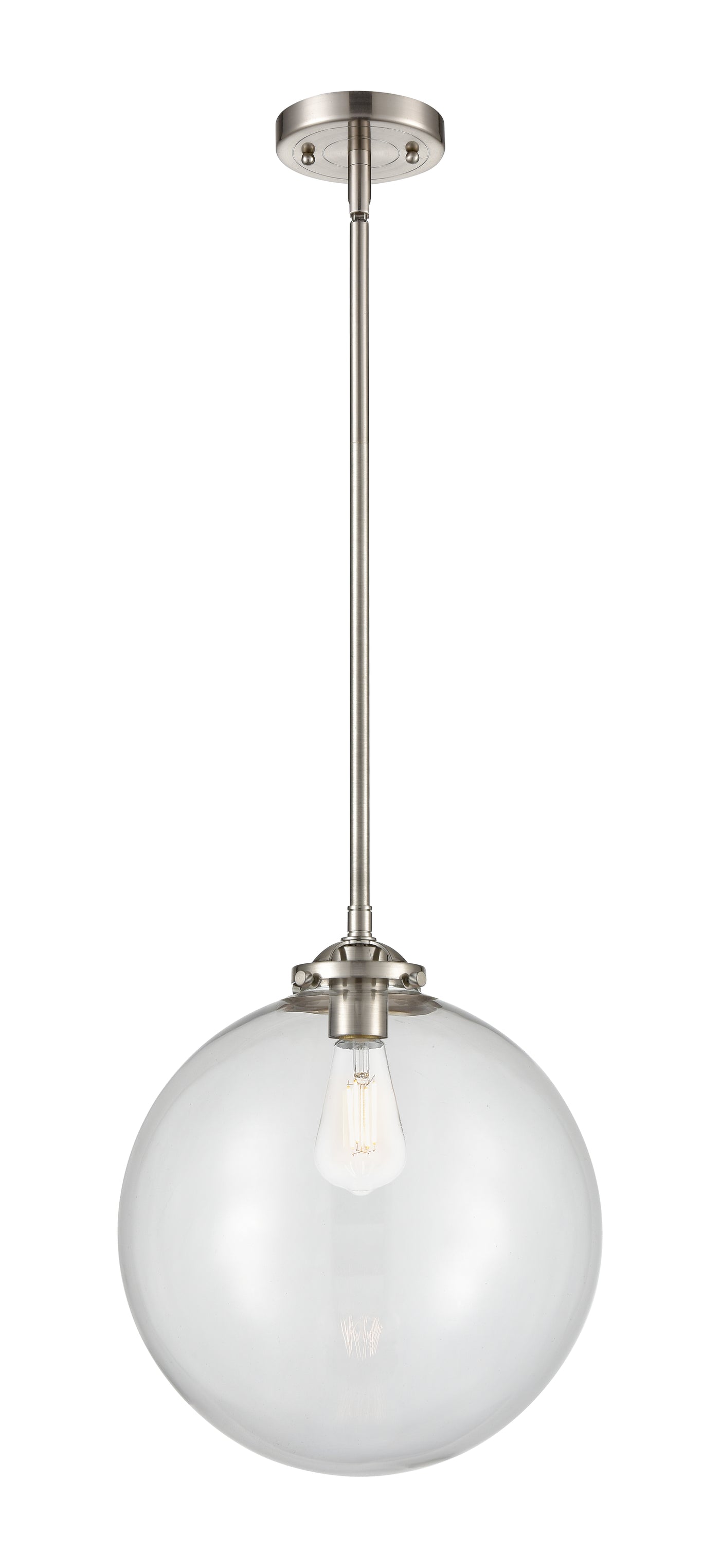Nouveau Mini Pendant Black Antique Brass