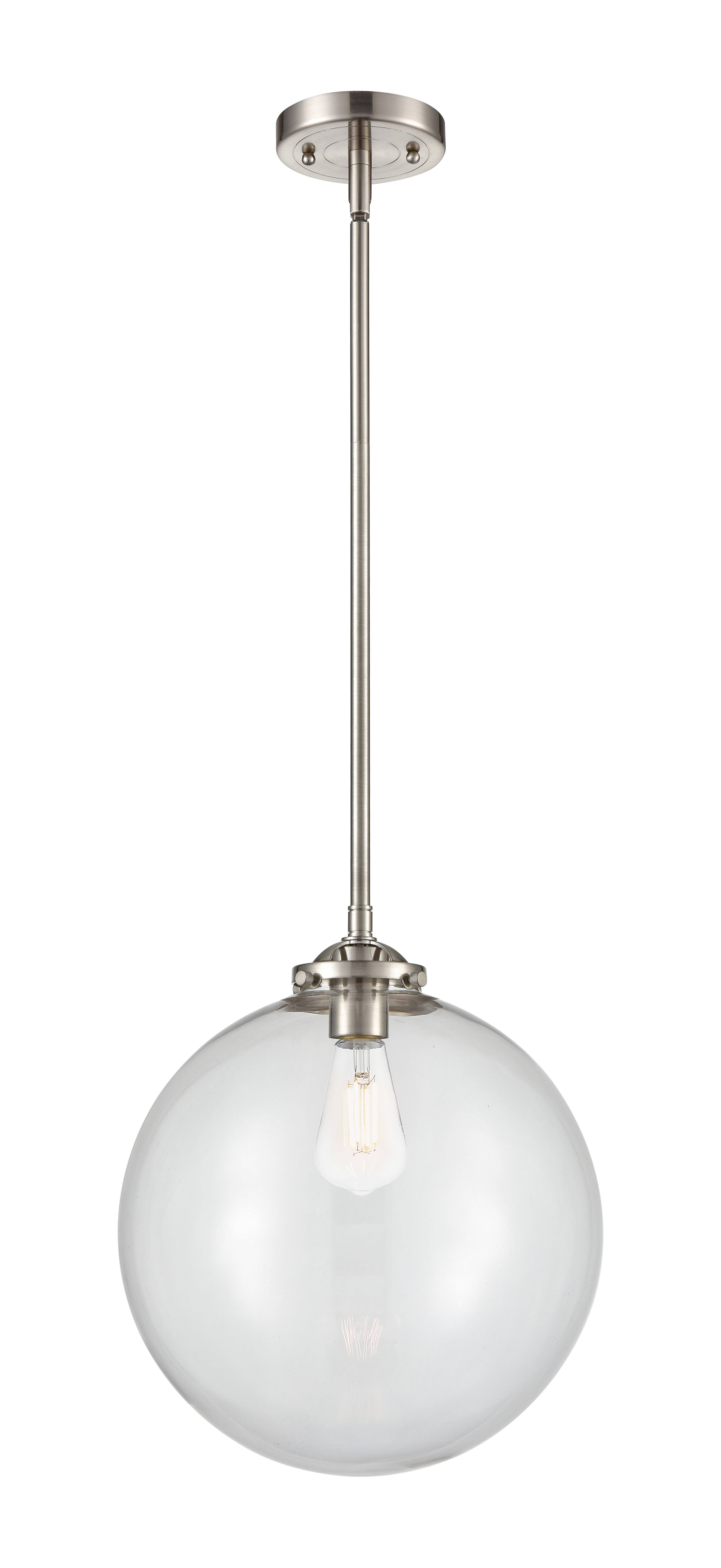 Nouveau Mini Pendant Black Antique Brass