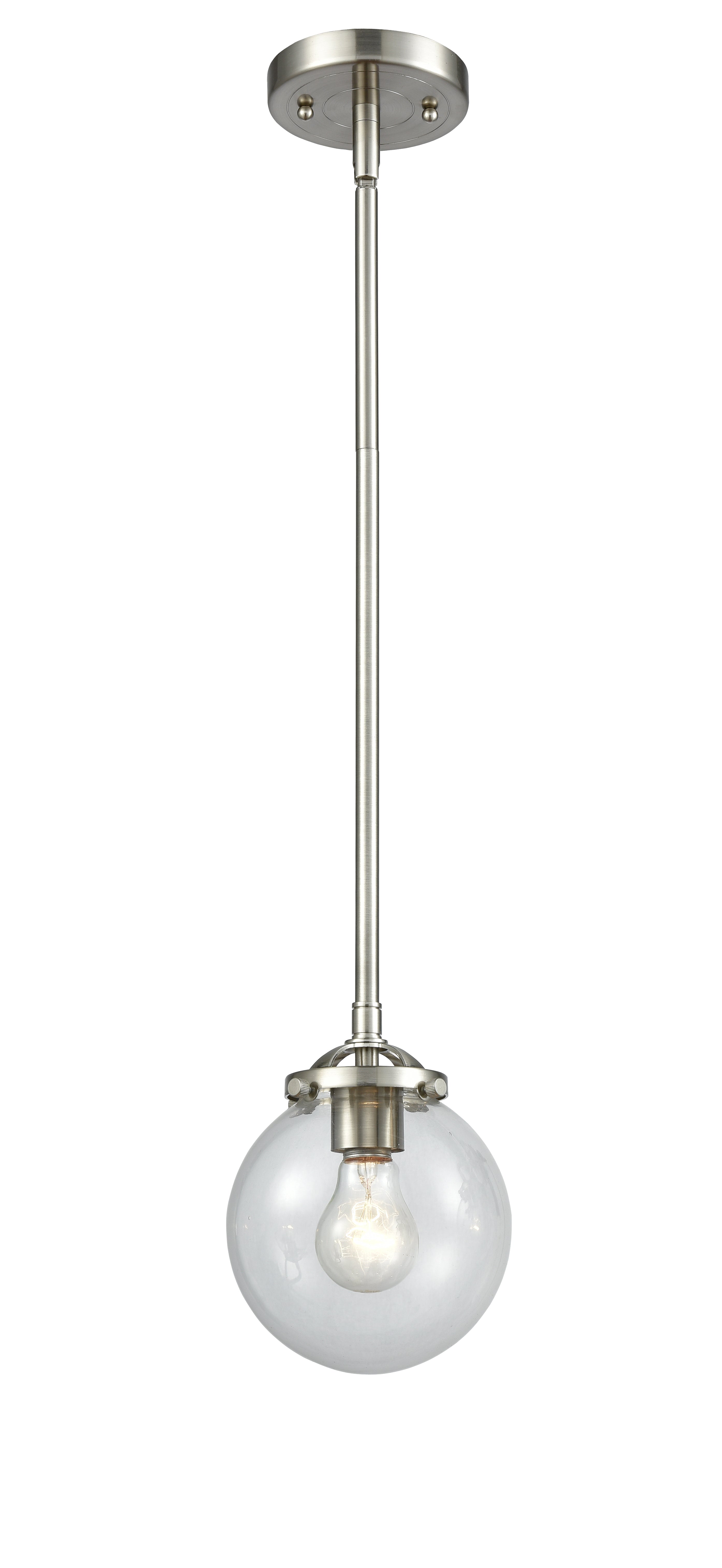 Nouveau Mini Pendant Black Antique Brass