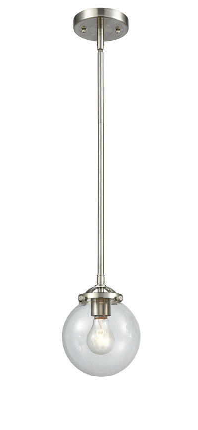 Nouveau Mini Pendant Black Antique Brass