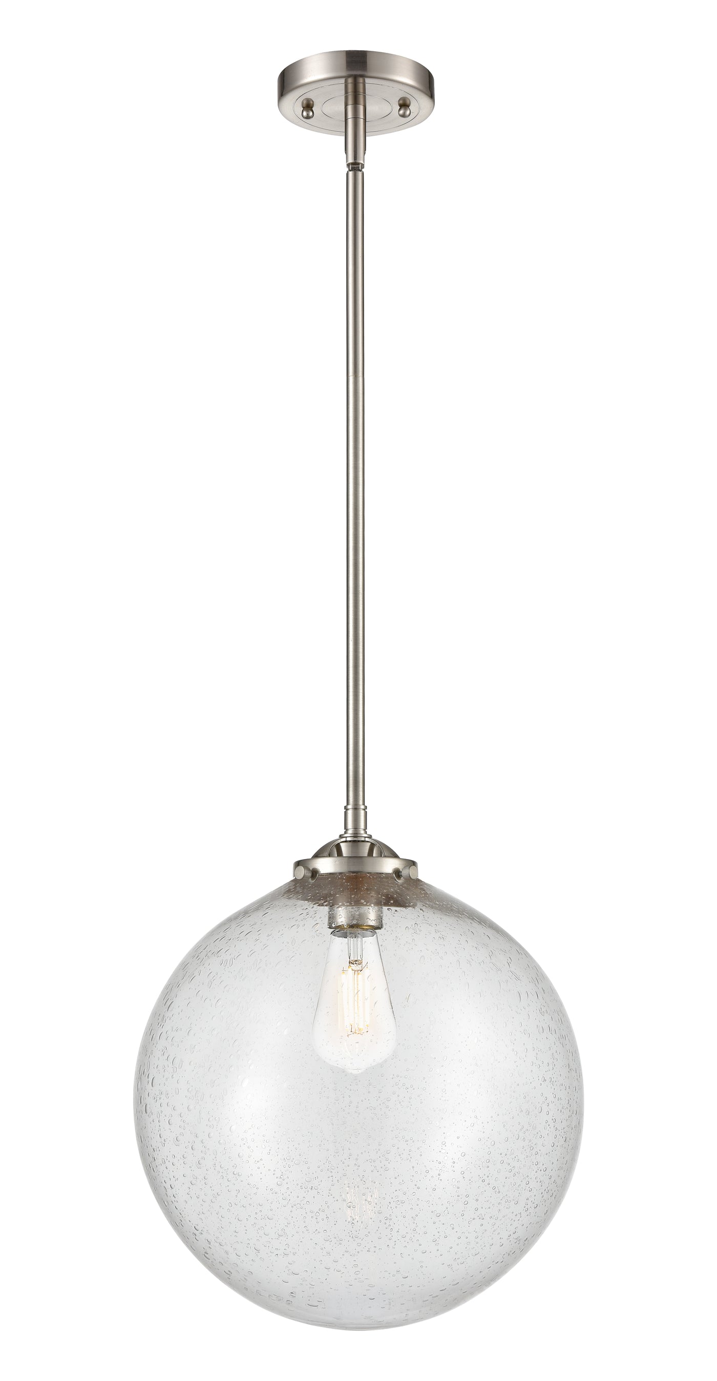 Nouveau Mini Pendant Black Antique Brass