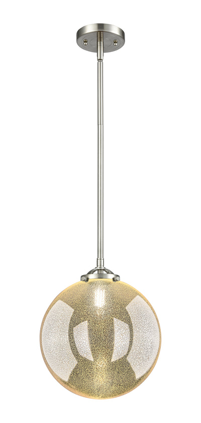 Nouveau Mini Pendant Black Antique Brass