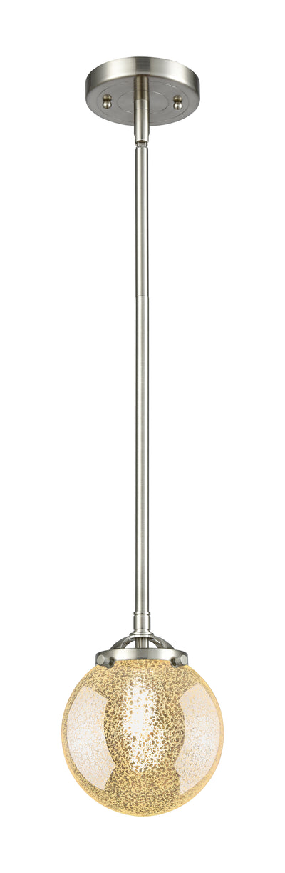 Nouveau Mini Pendant Black Antique Brass