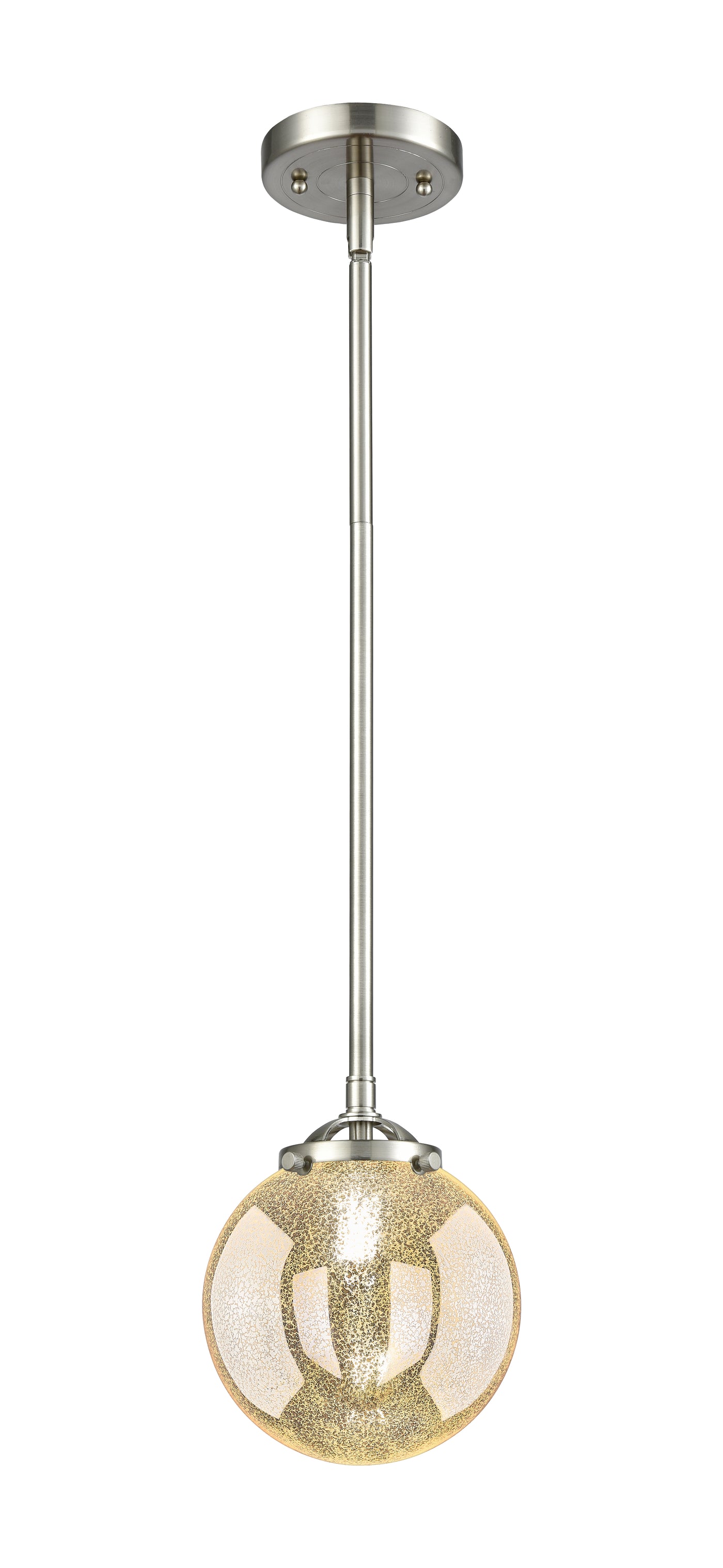 Nouveau Mini Pendant Black Antique Brass