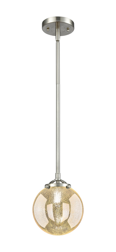 Nouveau Mini Pendant Black Antique Brass