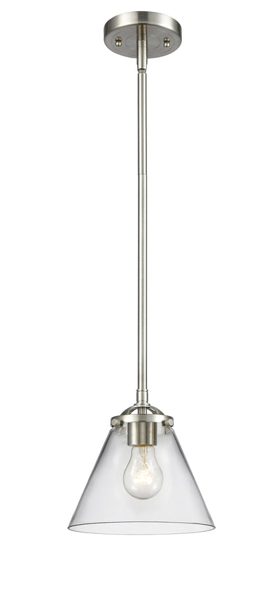 Nouveau Mini Pendant Black Antique Brass