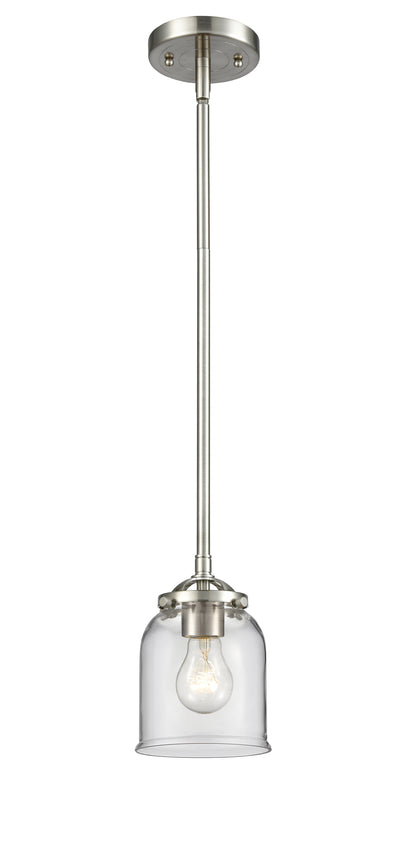 Nouveau Mini Pendant Black Antique Brass
