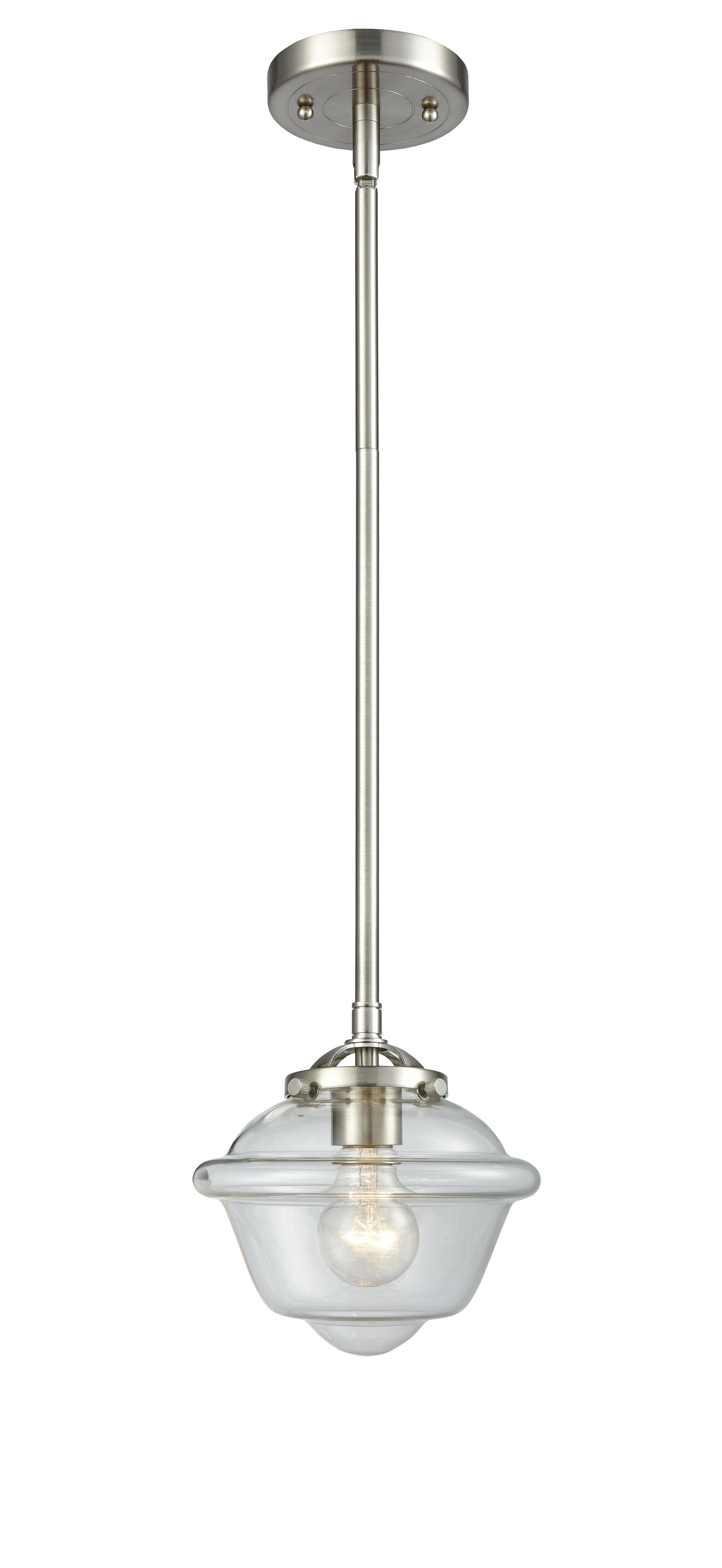 Nouveau Mini Pendant Black Antique Brass