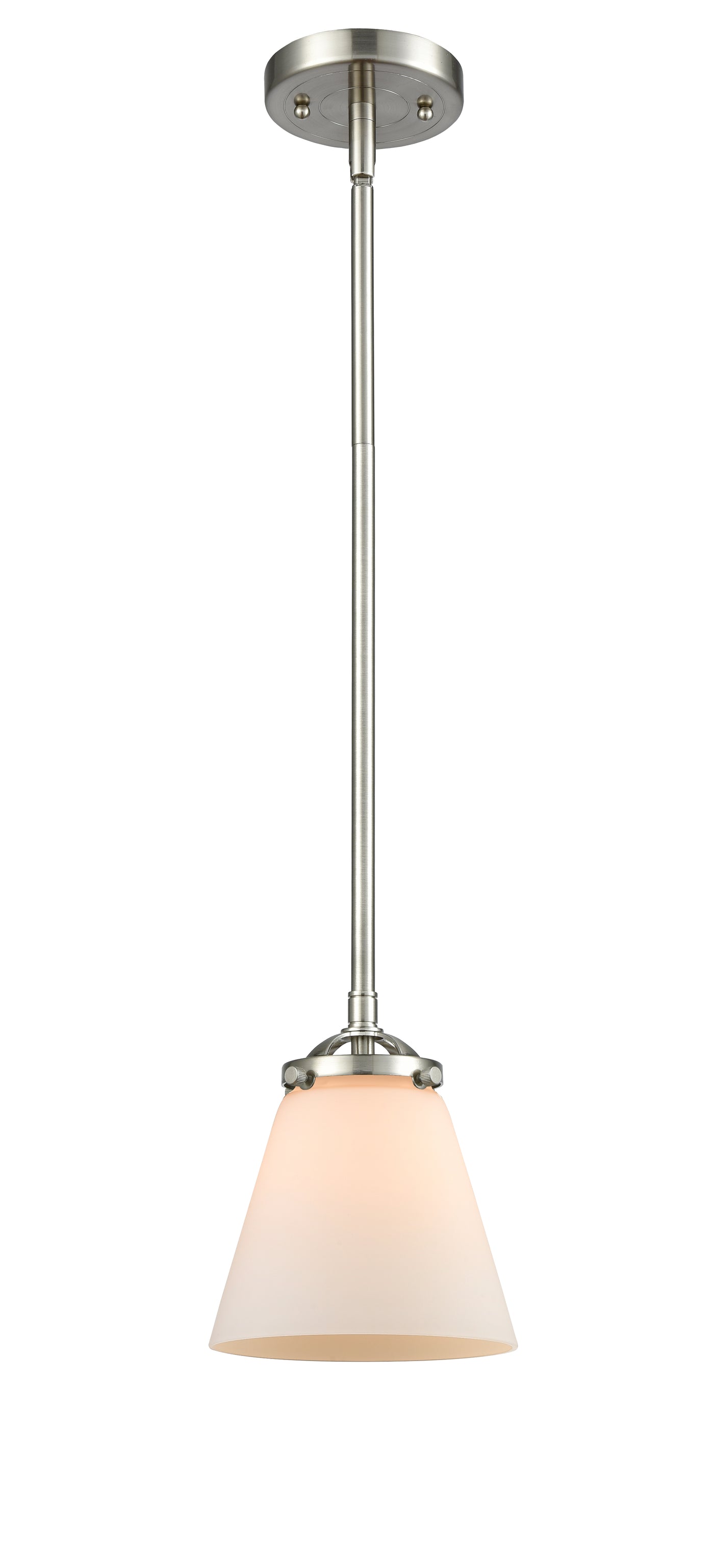 Nouveau Mini Pendant Cast Brass 6.25 Inch