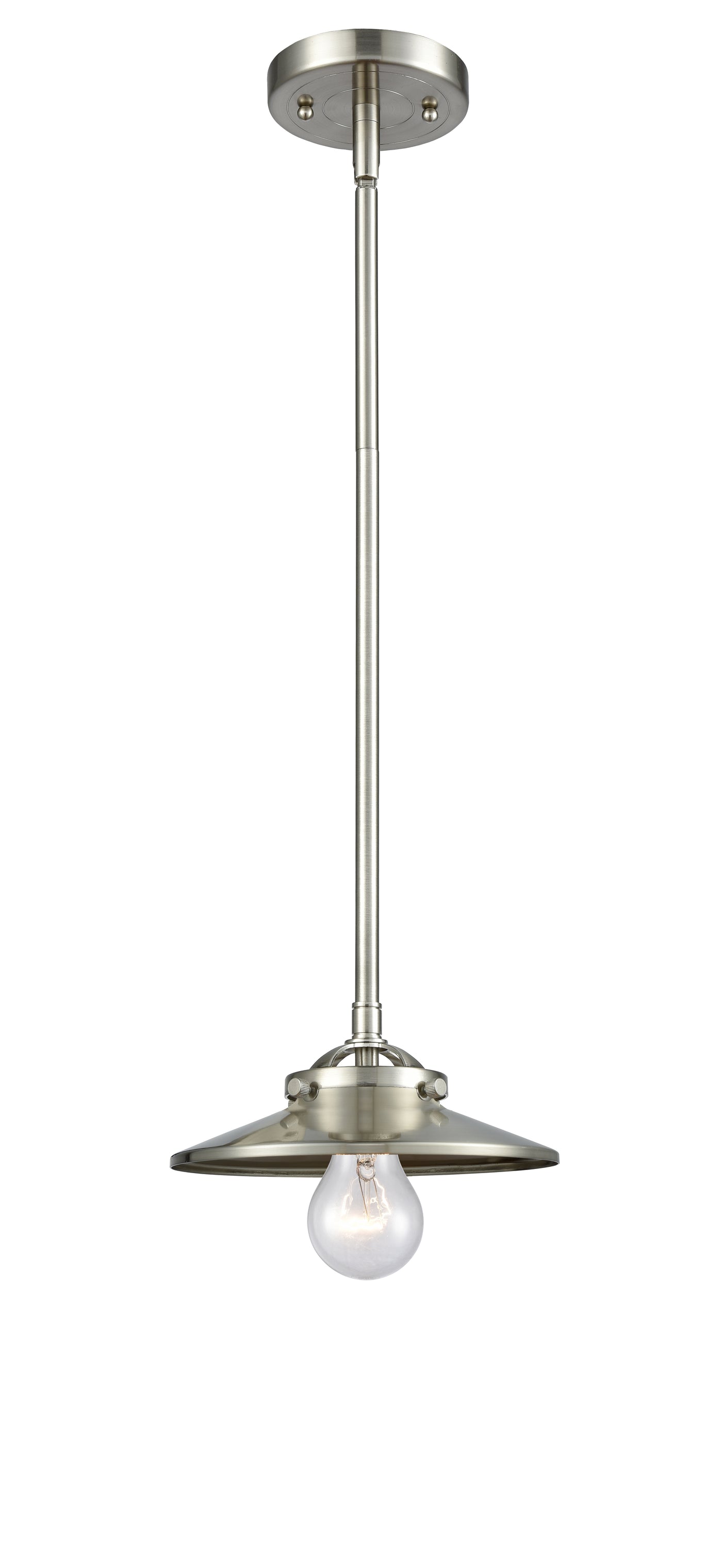 Nouveau Mini Pendant Black Antique Brass
