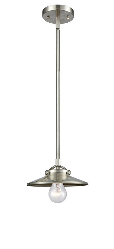 Nouveau Mini Pendant Black Antique Brass