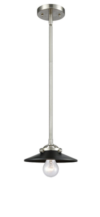 Nouveau Mini Pendant Black Antique Brass
