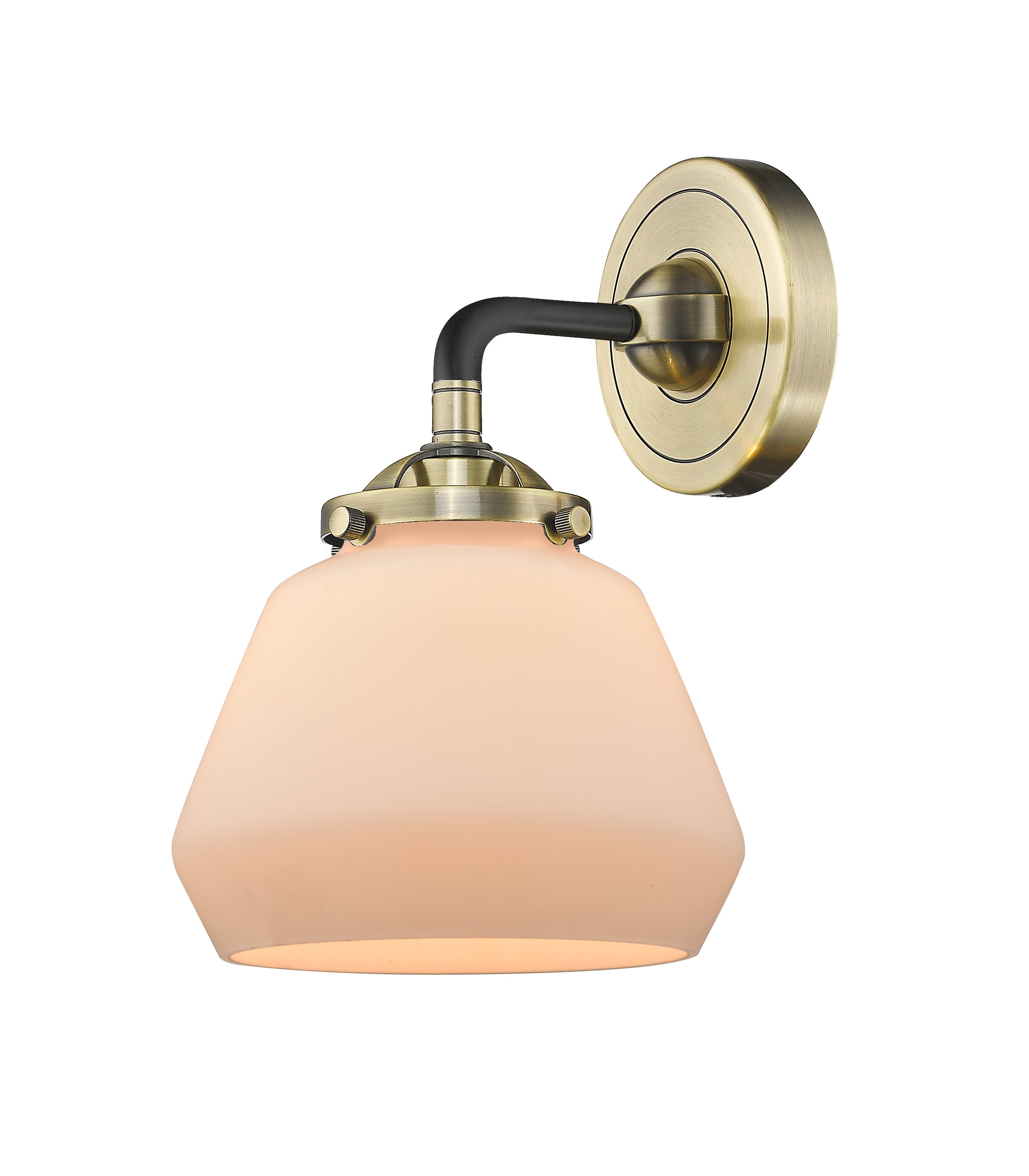 Nouveau Sconce Cast Brass 12 Inch Height