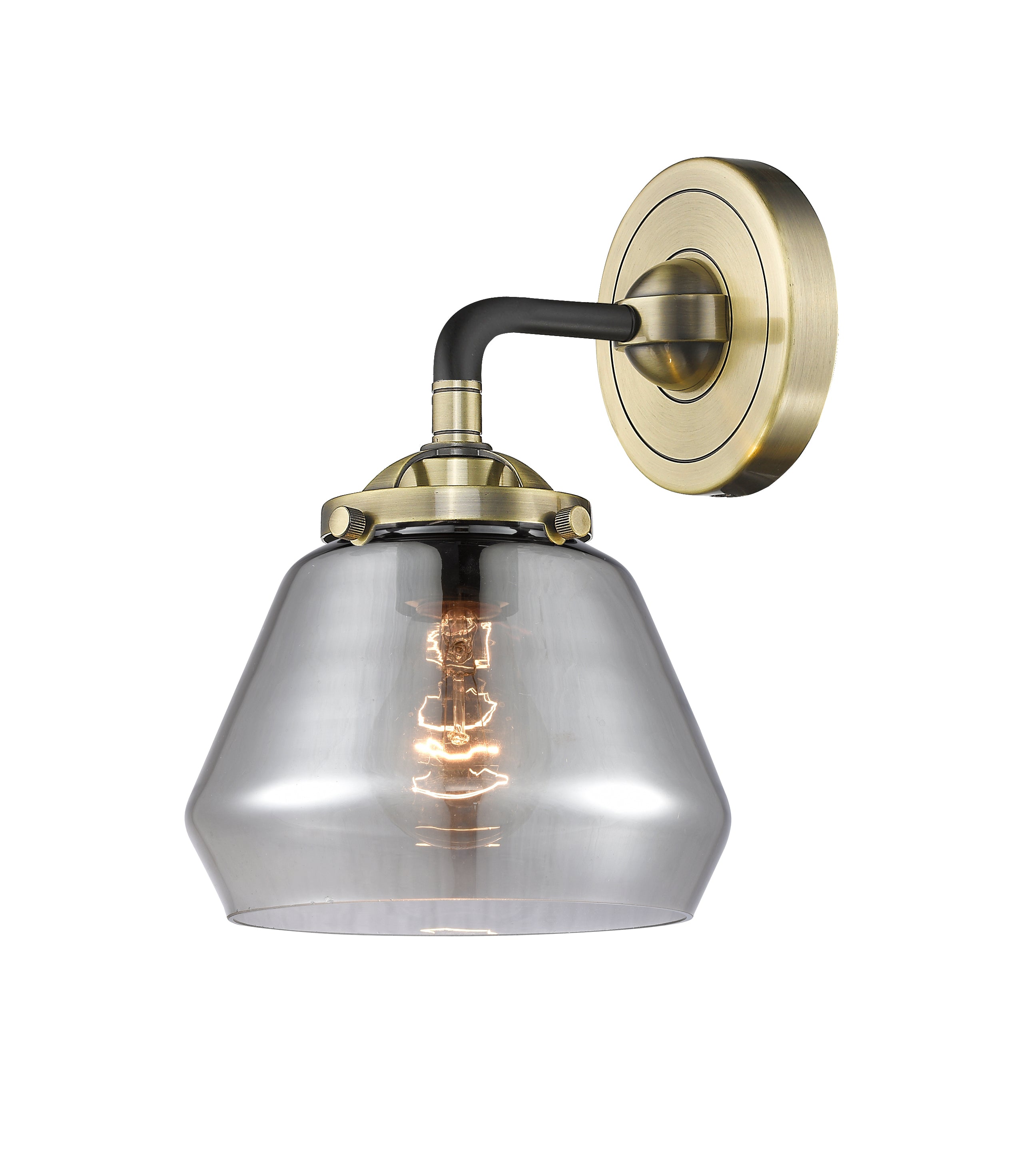 Nouveau Sconce Cast Brass 12 Inch Height