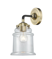 Nouveau Sconce Cast Brass Glass Steel