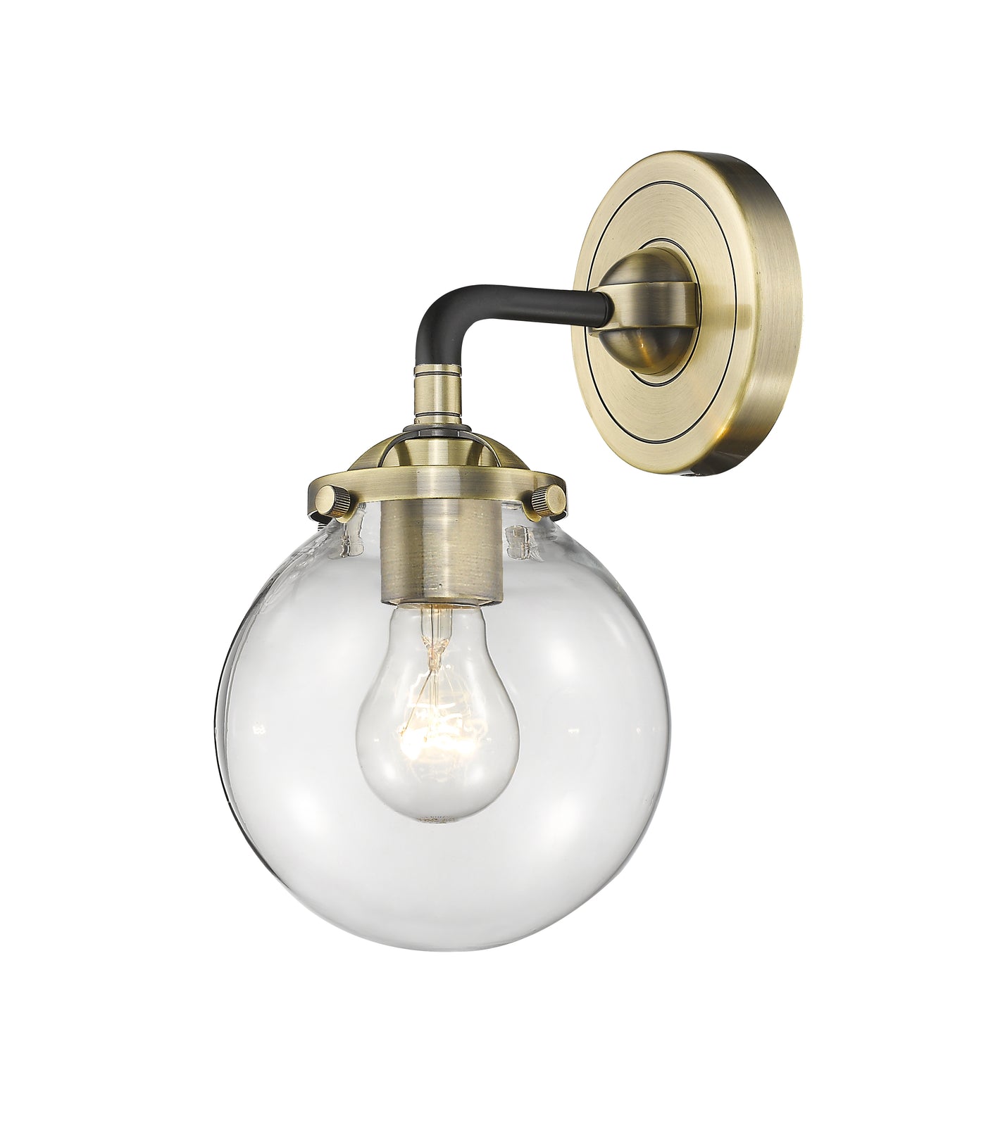 Nouveau Sconce Cast Brass Finish