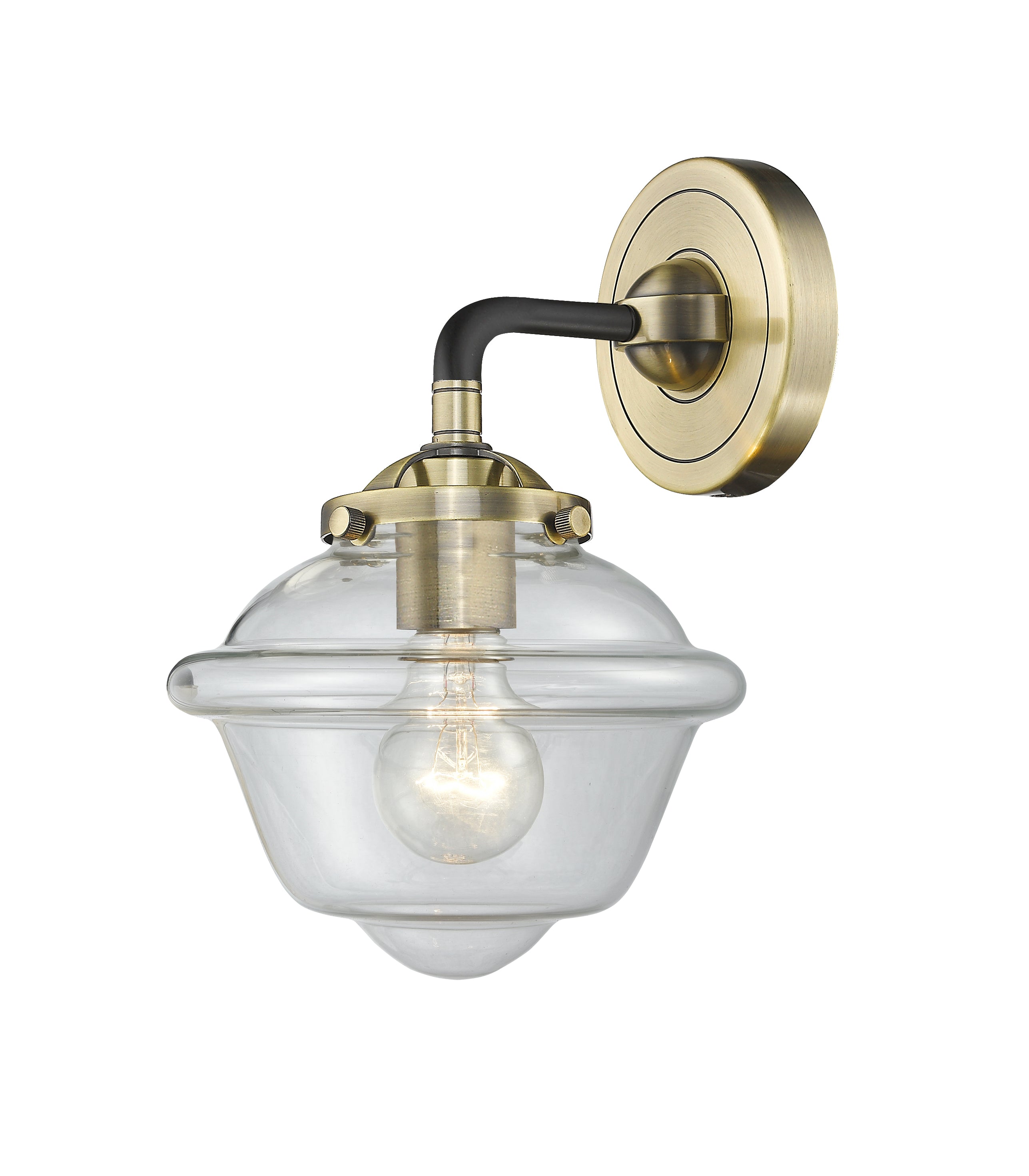 Nouveau Sconce Cast Brass 9 Inch