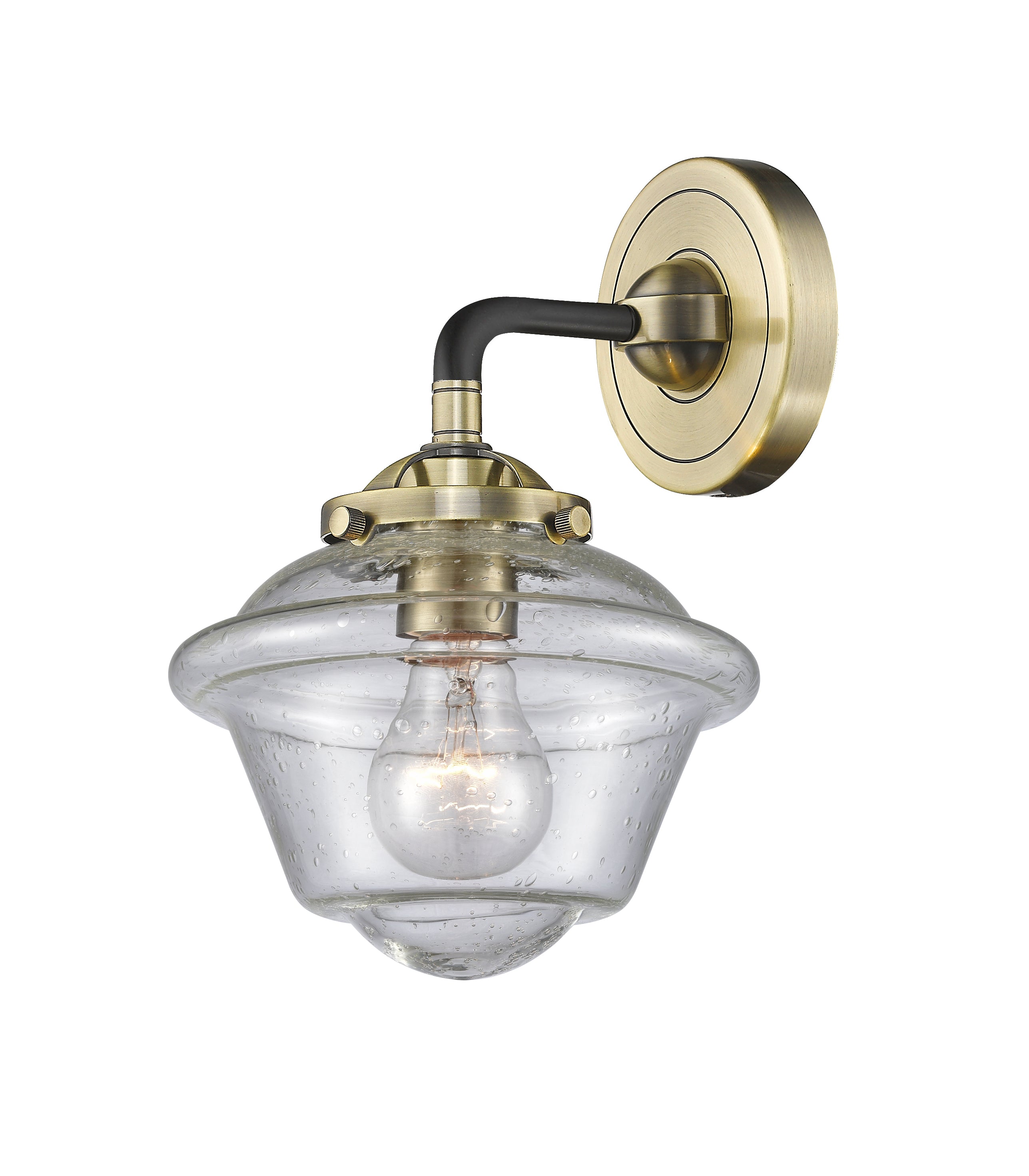 Nouveau Sconce Cast Brass 9 Inch