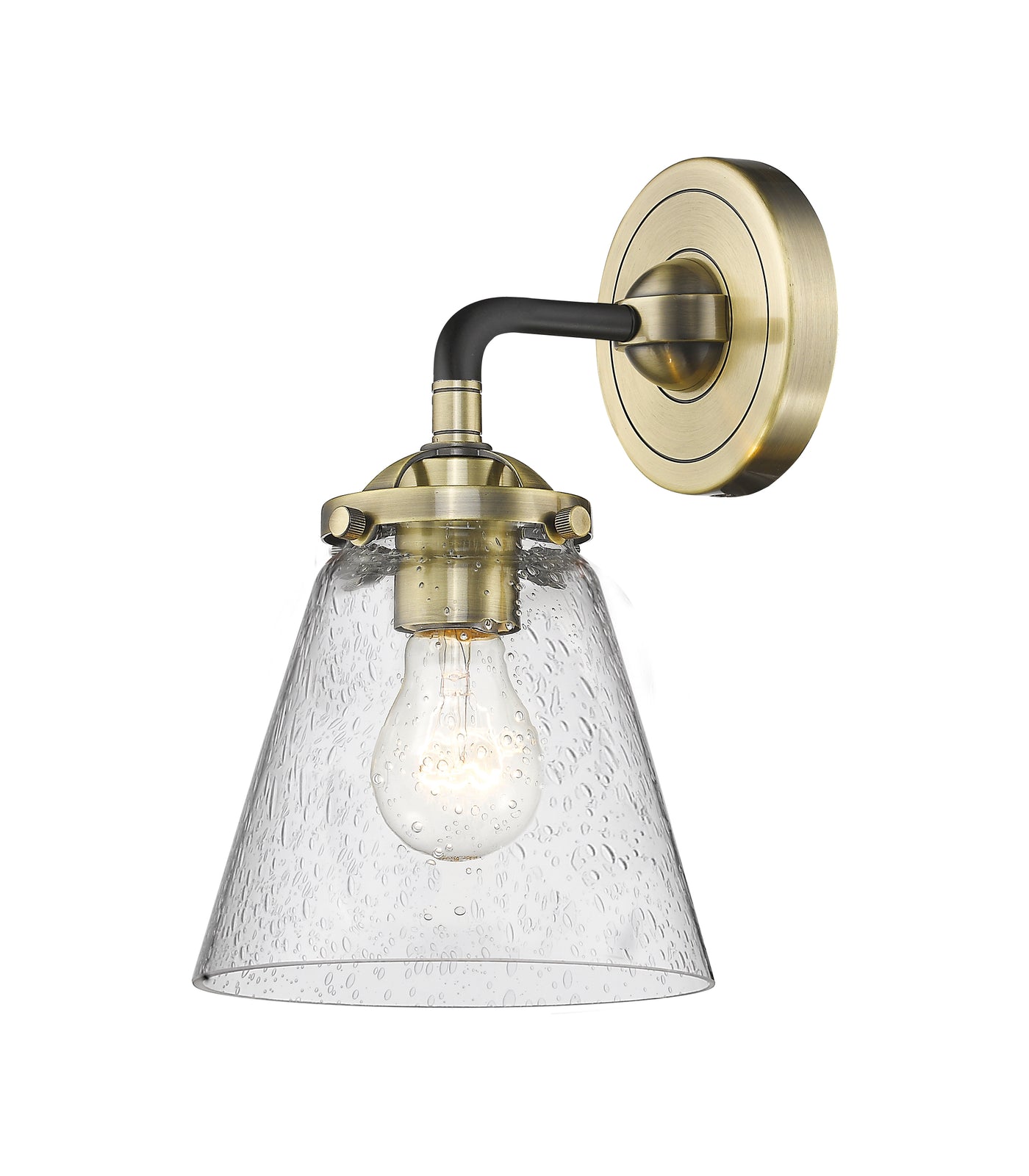 Nouveau Sconce Cast Brass Transitional
